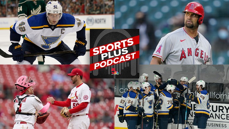 Sports Plus Podcast | Cardinals stay hot, Pujols-palooza sets off the internet and the Blues finally clinch a playoff spot