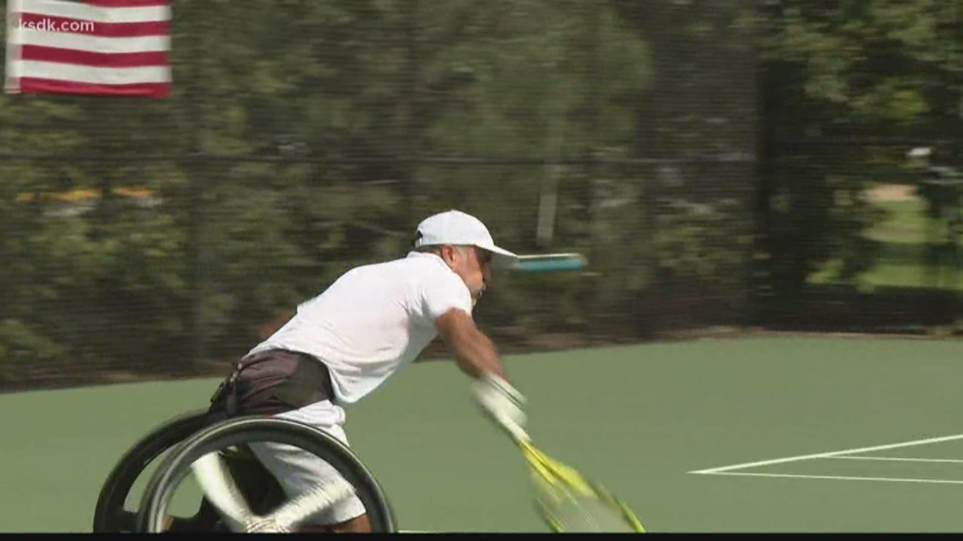 This week at the Dwight Davis Tennis Center at Forest Park is the USTA U.S. Open Wheelchair Championships.