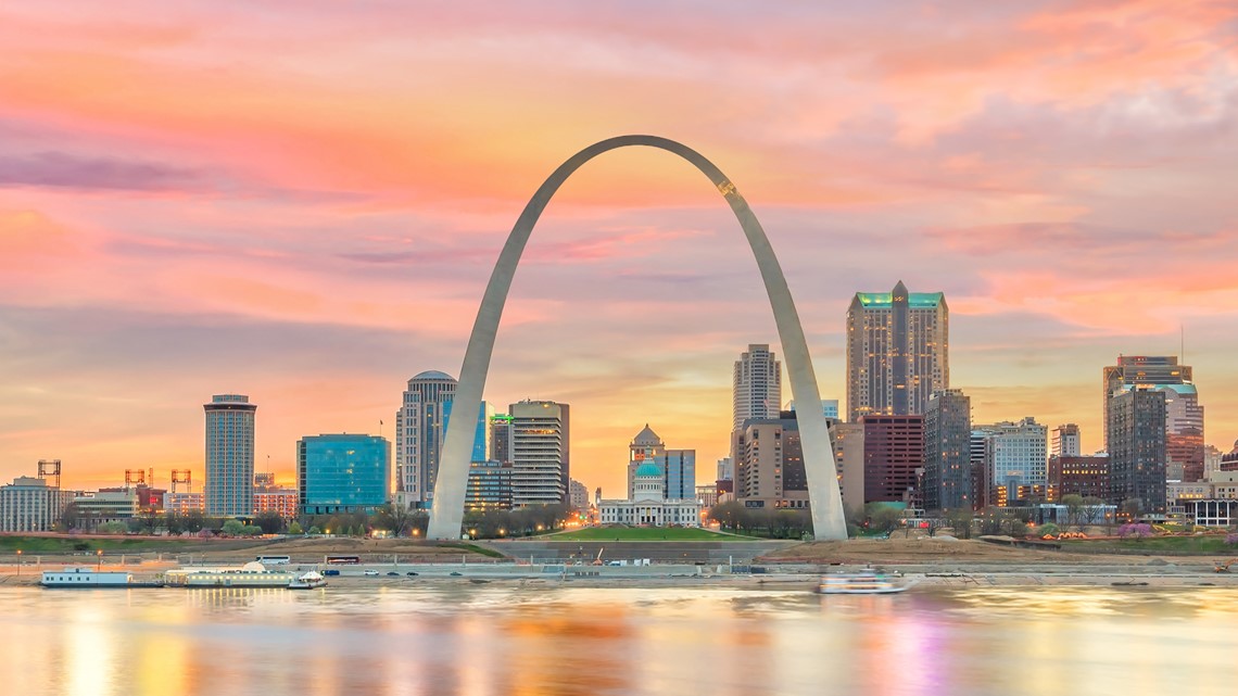 The City of St. Louis founded 259 years ago