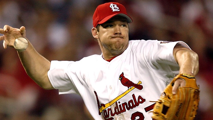 Scott Rolen St. Louis Cardinals Baseball Hall of Fame 2023 Induction Player  Baseball