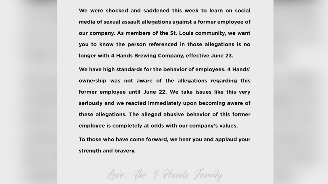 St Louis Former Brewery Employee Accused Of Sexual Assault 