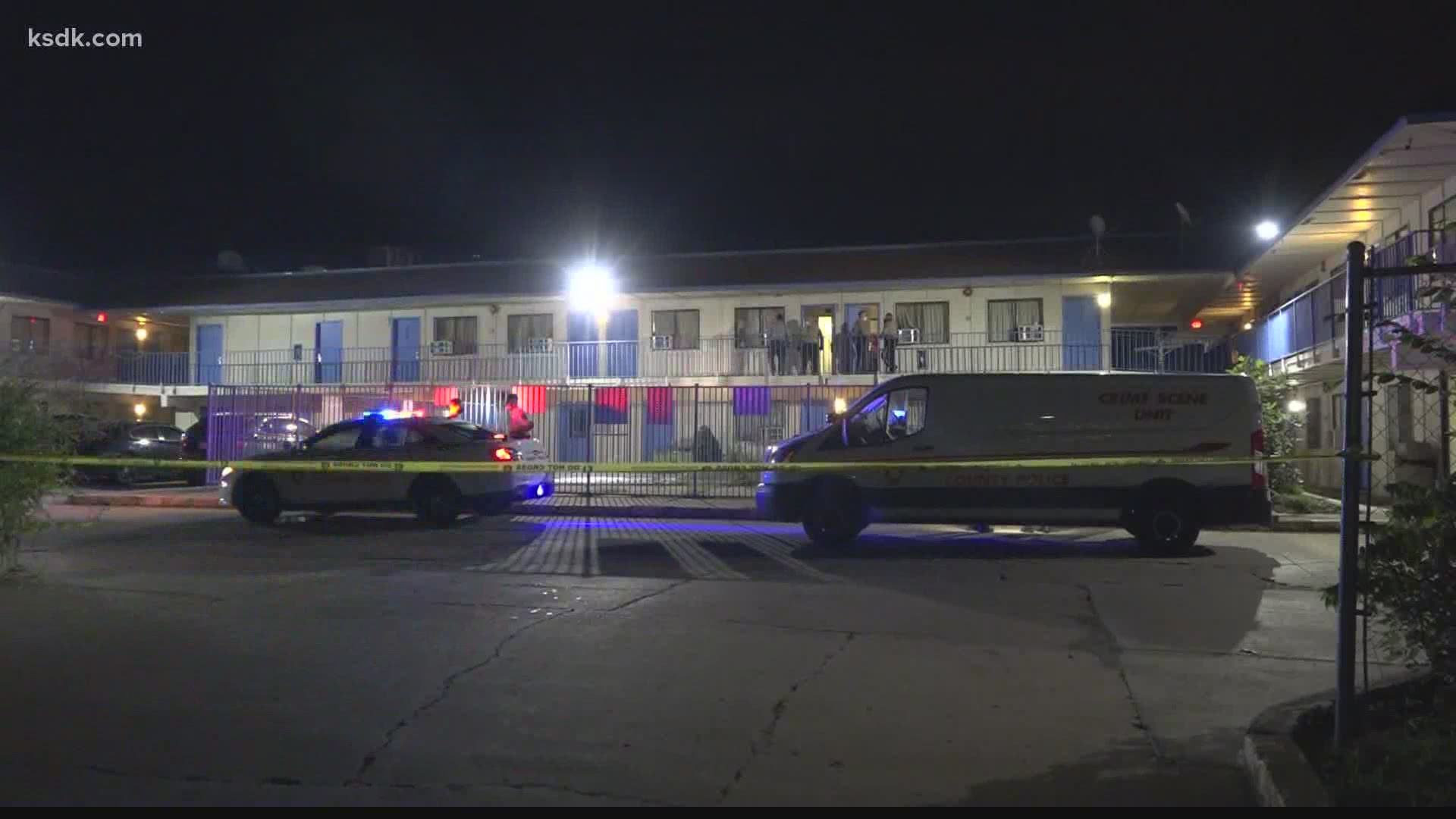 Early Monday, police responded to a call for shots fired at the Budget Inn on Dunn Road