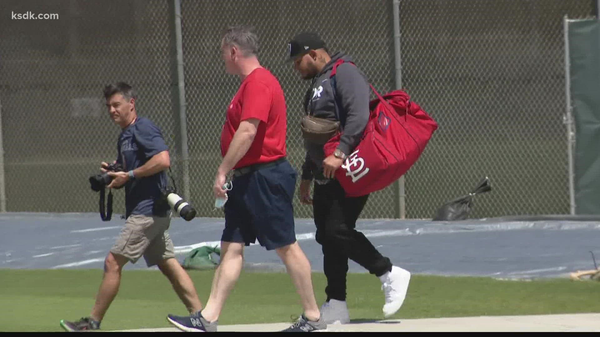 Molina was a few days late to camp due to a personal reason.