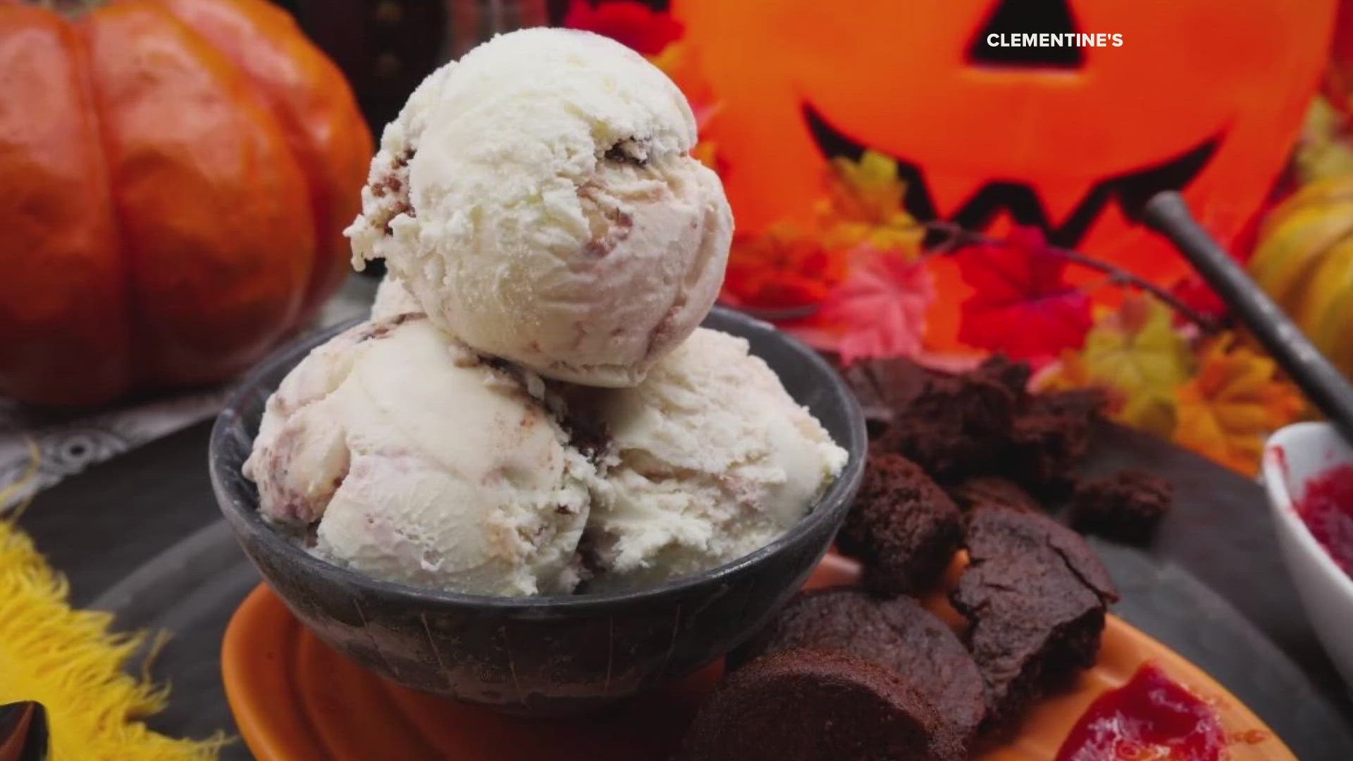 Clementine's Naughty & Nice Ice Cream is getting ready for spooky season with four Halloween flavors. They are now available.