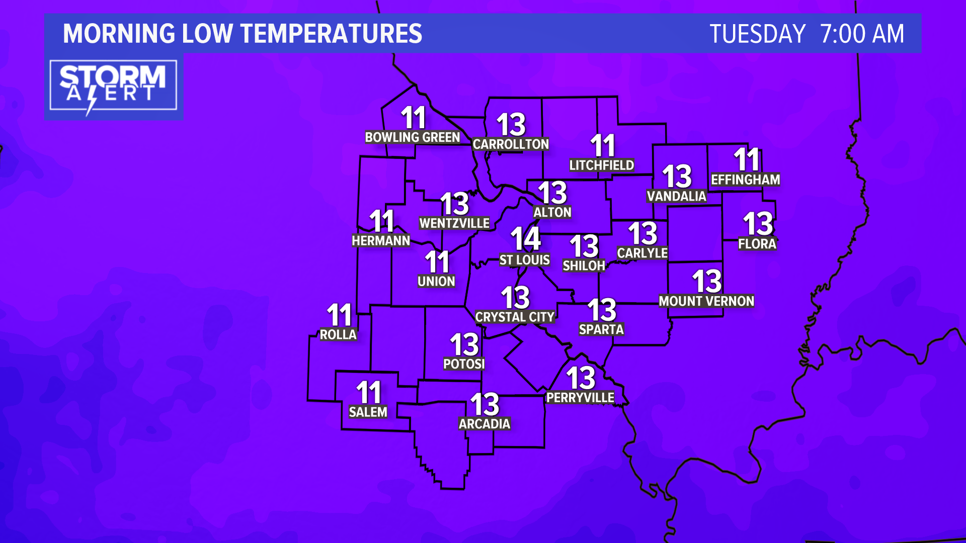 St. Louis Weather: Snow Coming For Lunchtime On Veterans Day | Ksdk.com