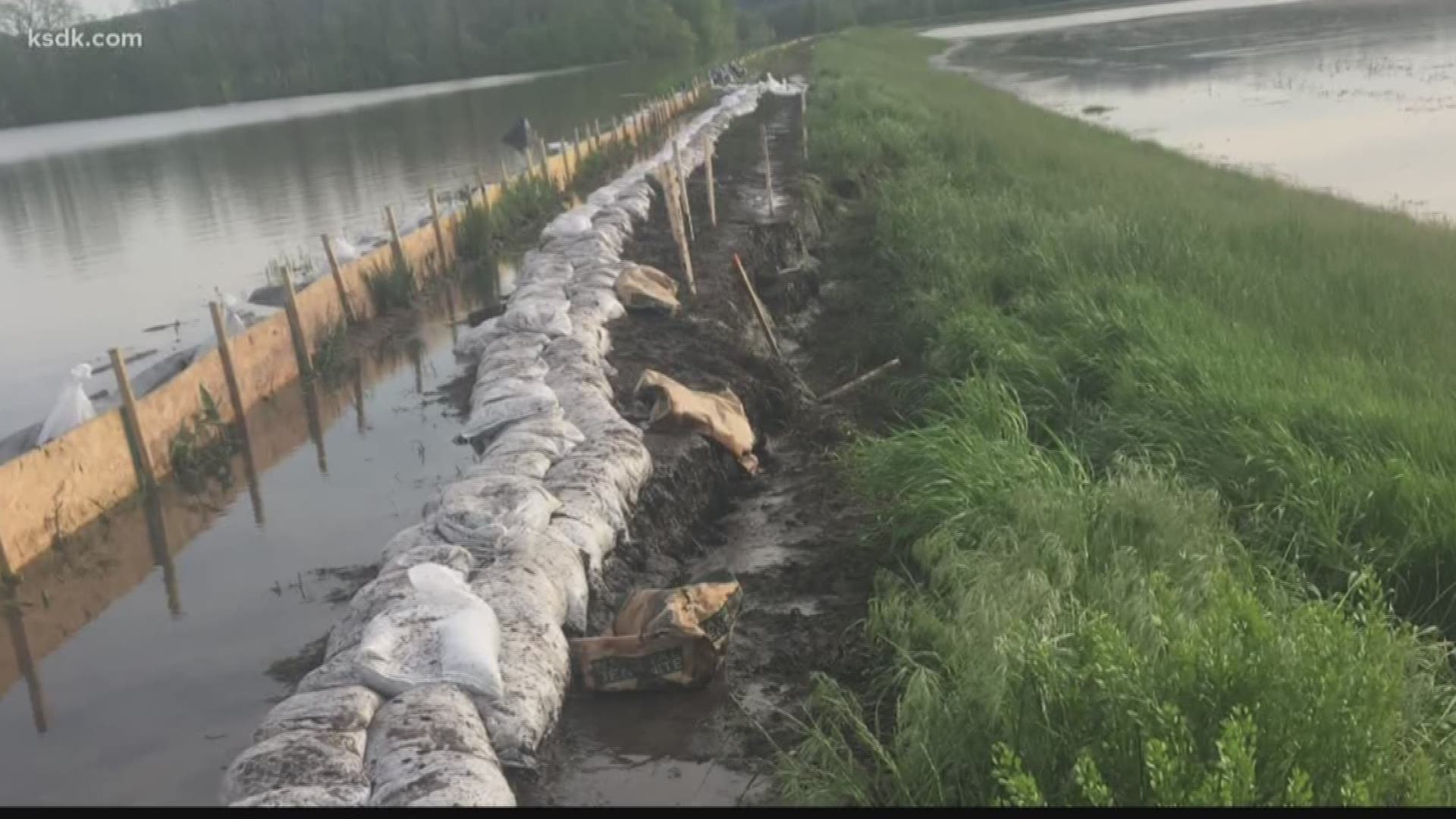 First responders in Portage Des Souix said they've been doing everything they can to protect against high waters, and now they're kicking into high gear.