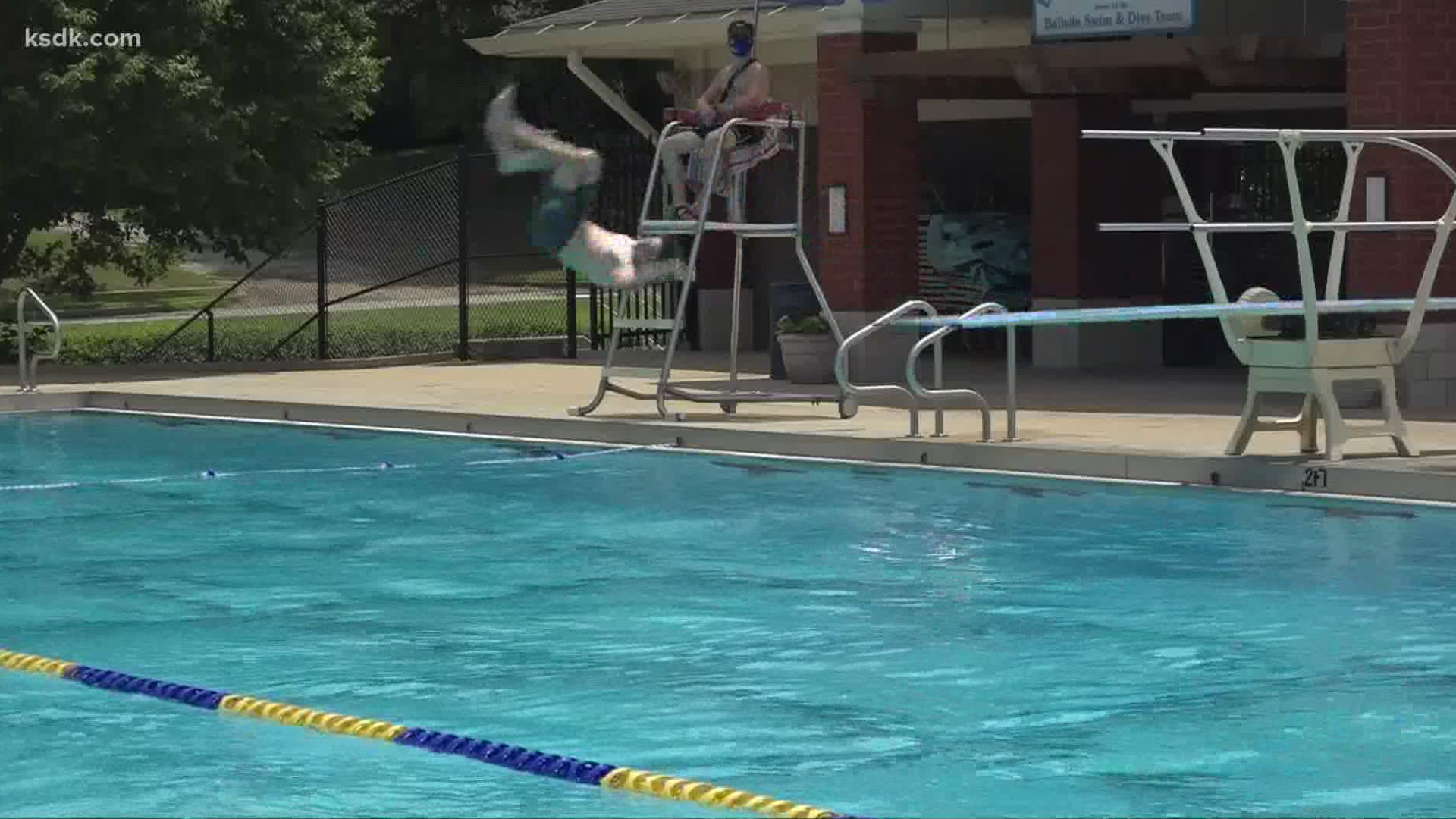 The sounds of splishing and splashing can be heard around public pools in St. Louis county again.