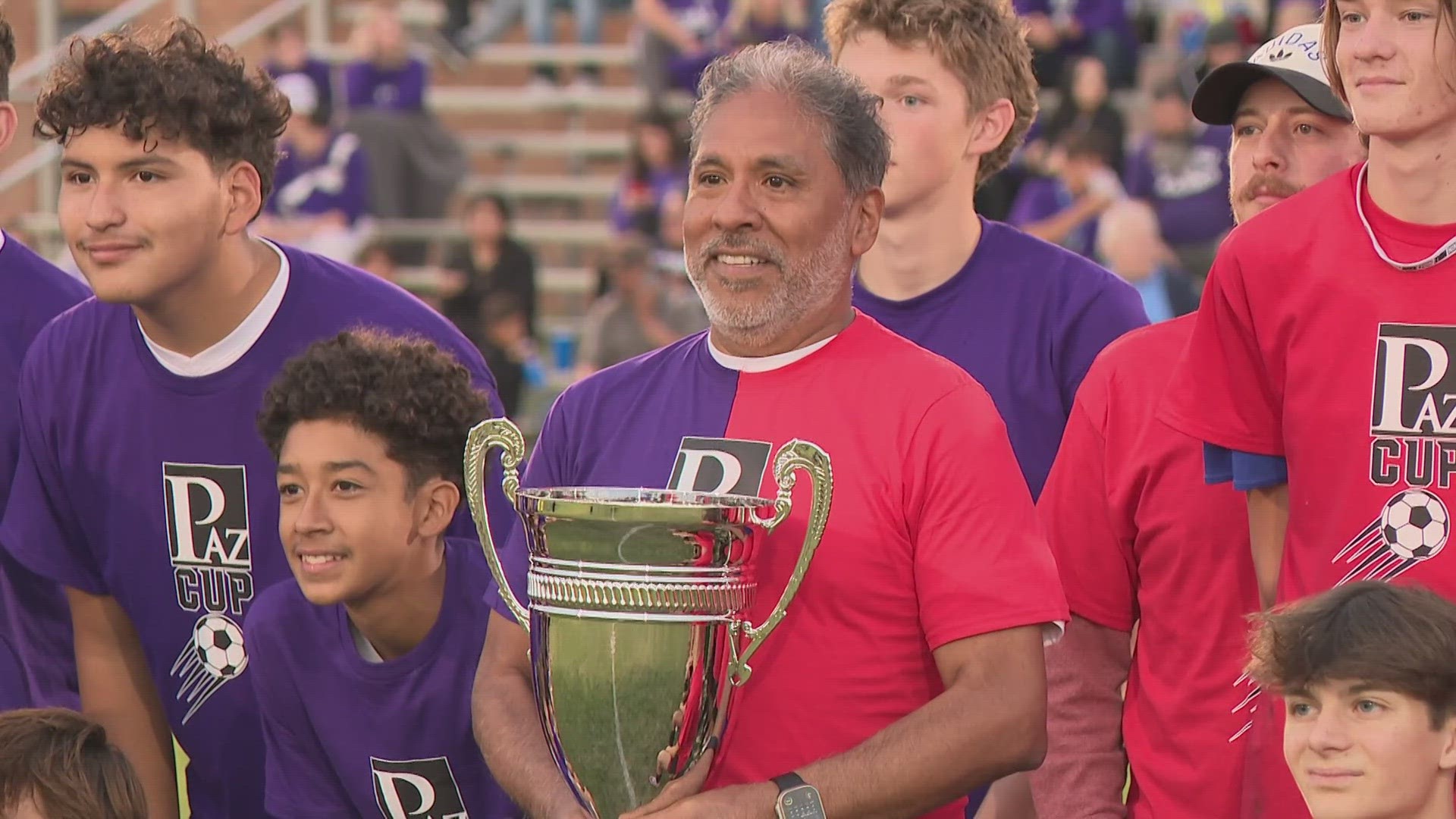 Rival teams unite to help one of their own with inaugural Paz Cup | ksdk.com