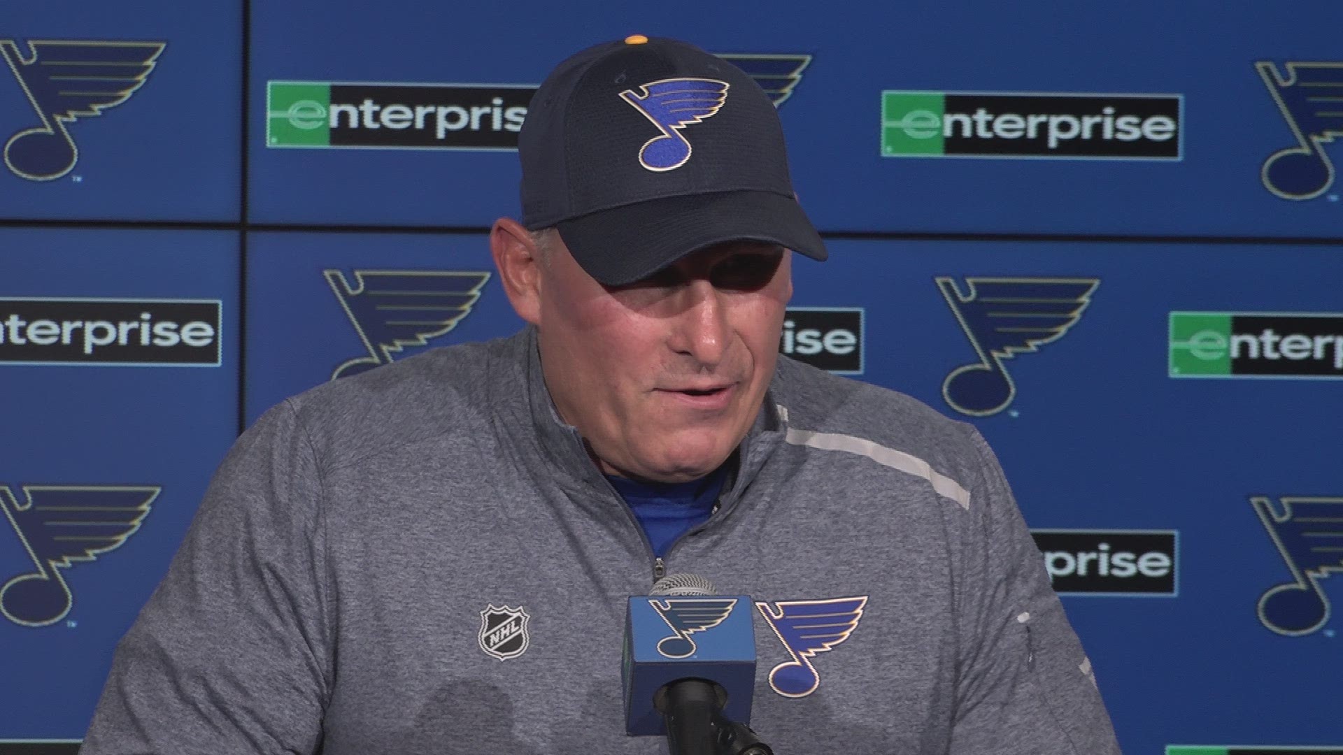 Coach Craig Berube talked before the first game of the 2019-20 season. He discussed Fault, off-season challenges and what it'll be like to watch the banner go up.