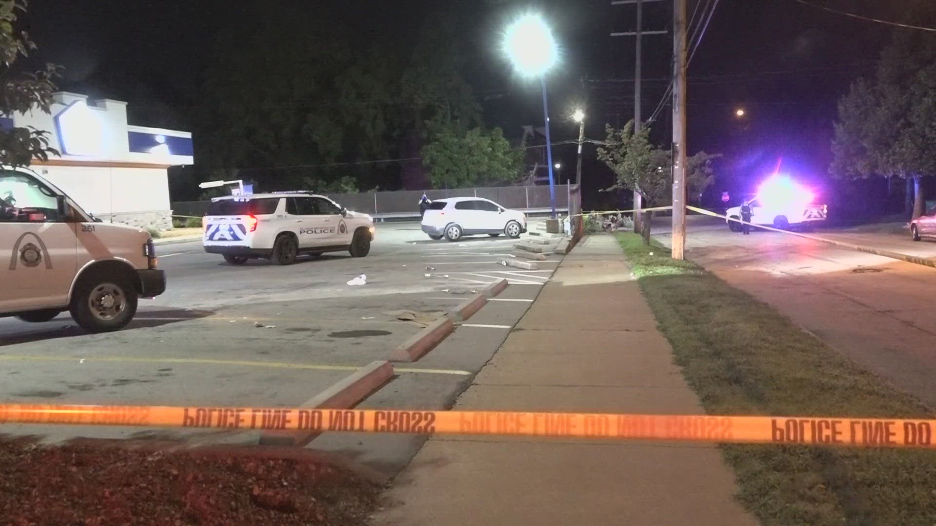 The shooting happened just before 1 a.m. Wednesday in the parking lot of a White Castle in Old North St. Louis. One man was killed.