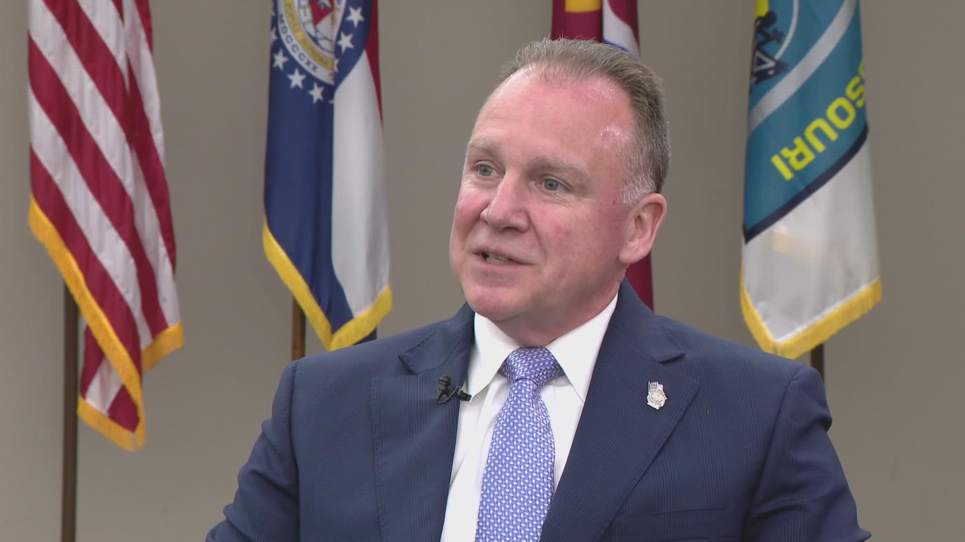 The I-Team’s Christine Byers sat down with St. Louis Police Chief Robert Tracy Thursday for his first one-on-one interview since he became the city’s police chief.