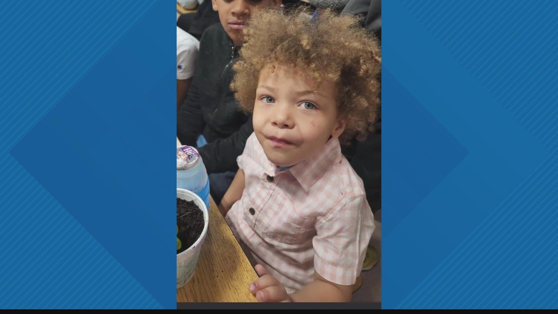 Two children were taken to St. Louis Children's Hospital. The 3-year-old boy has severe brain damage from the bullet and is on life support.