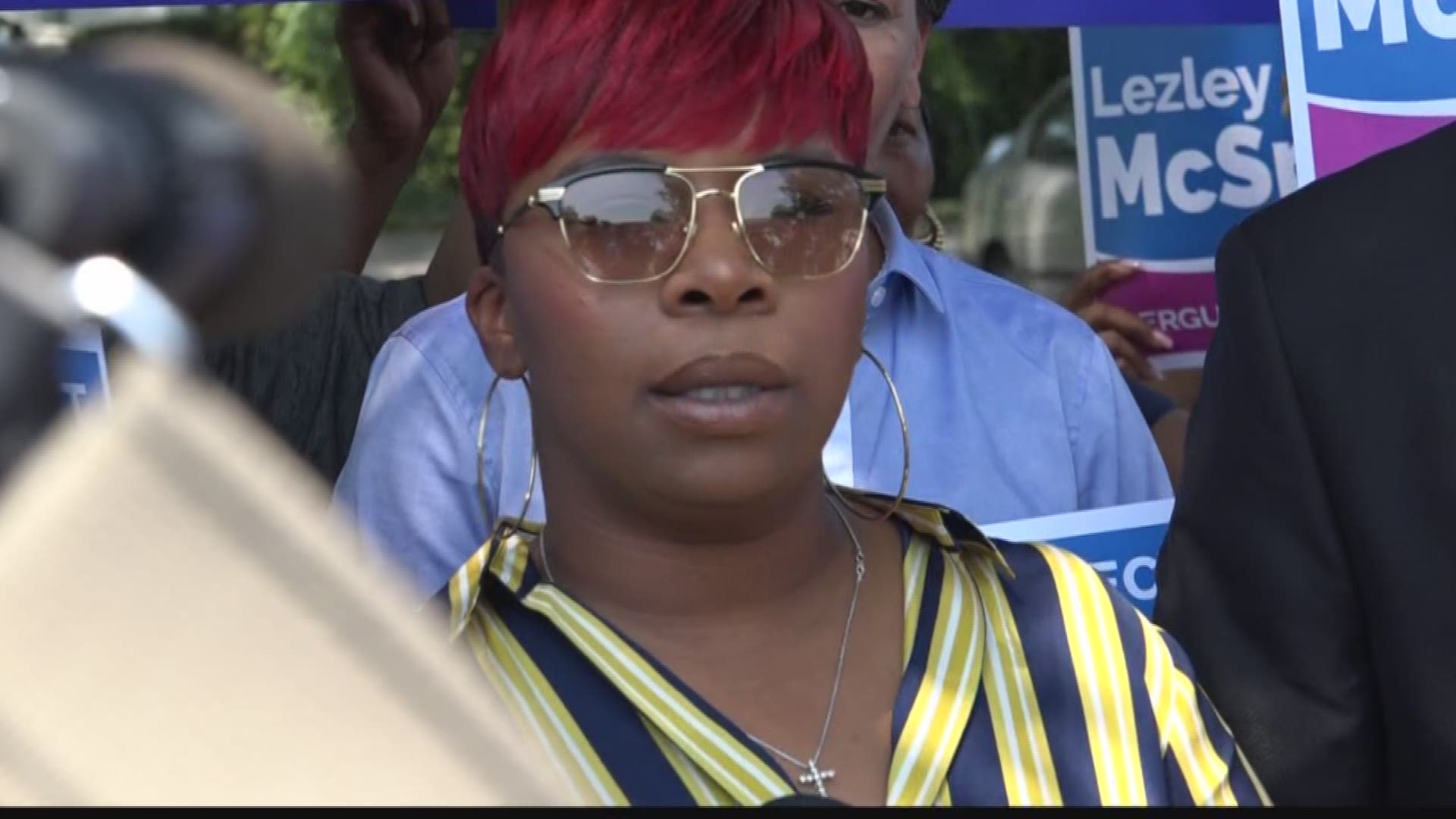 It's another step forward for the mother of Michael Brown as she officially declares her candidacy for elected office.