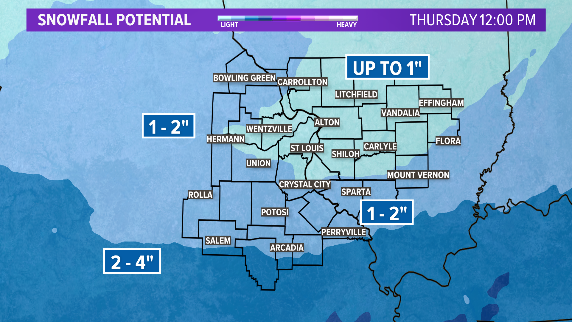 When to expect more snow in St. Louis on Wednesday | ksdk.com