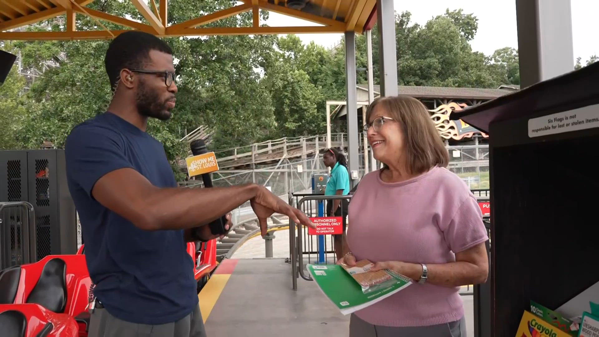 Mid-America partners with KidSmart for a school supply drive offering admission discounts for donations, alongside celebrating National Roller Coaster Day.