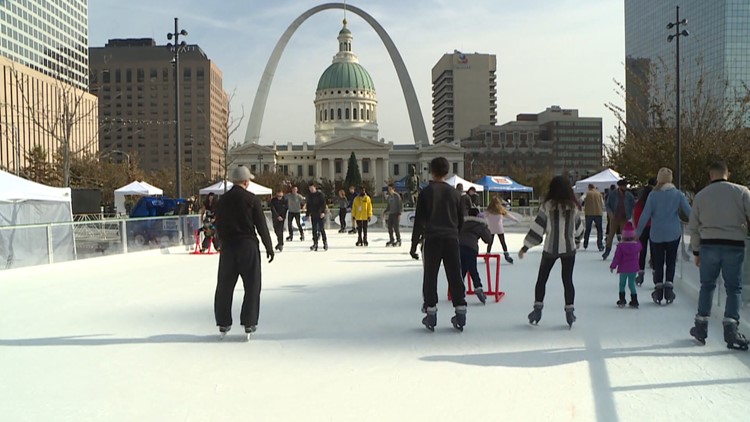 Here’s a list of ice skating spots across the St. Louis area