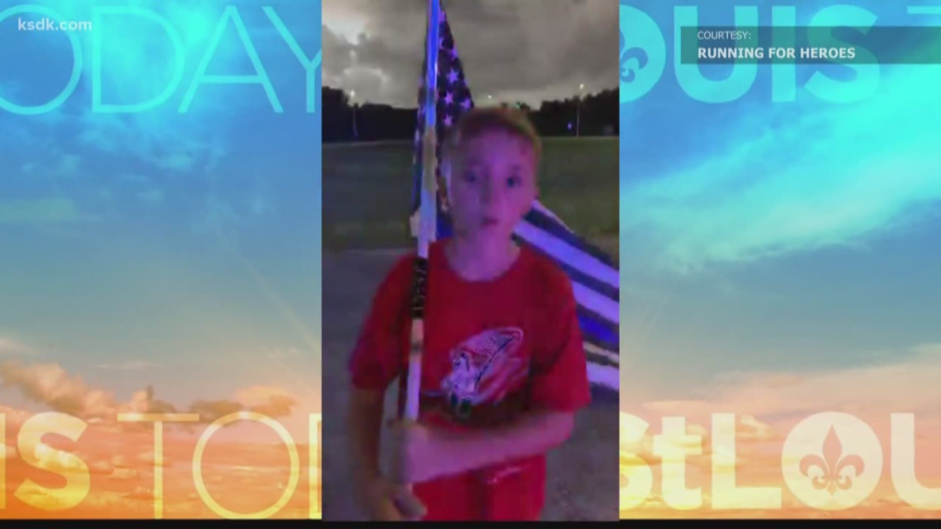 Florida boy runs one mile for every fallen officer