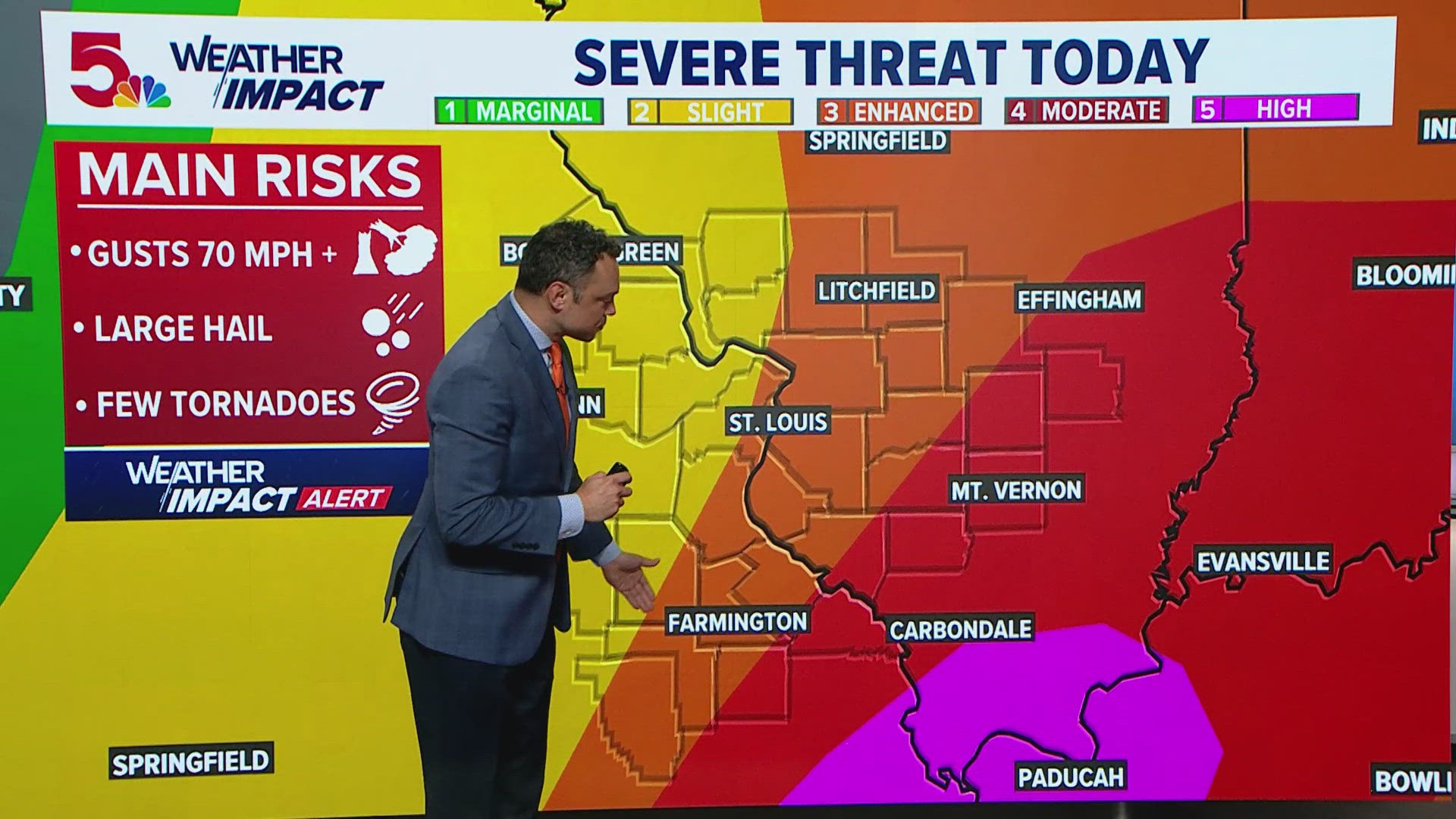 Severe weather risk rises for St. Louis metro area Wednesday | ksdk.com