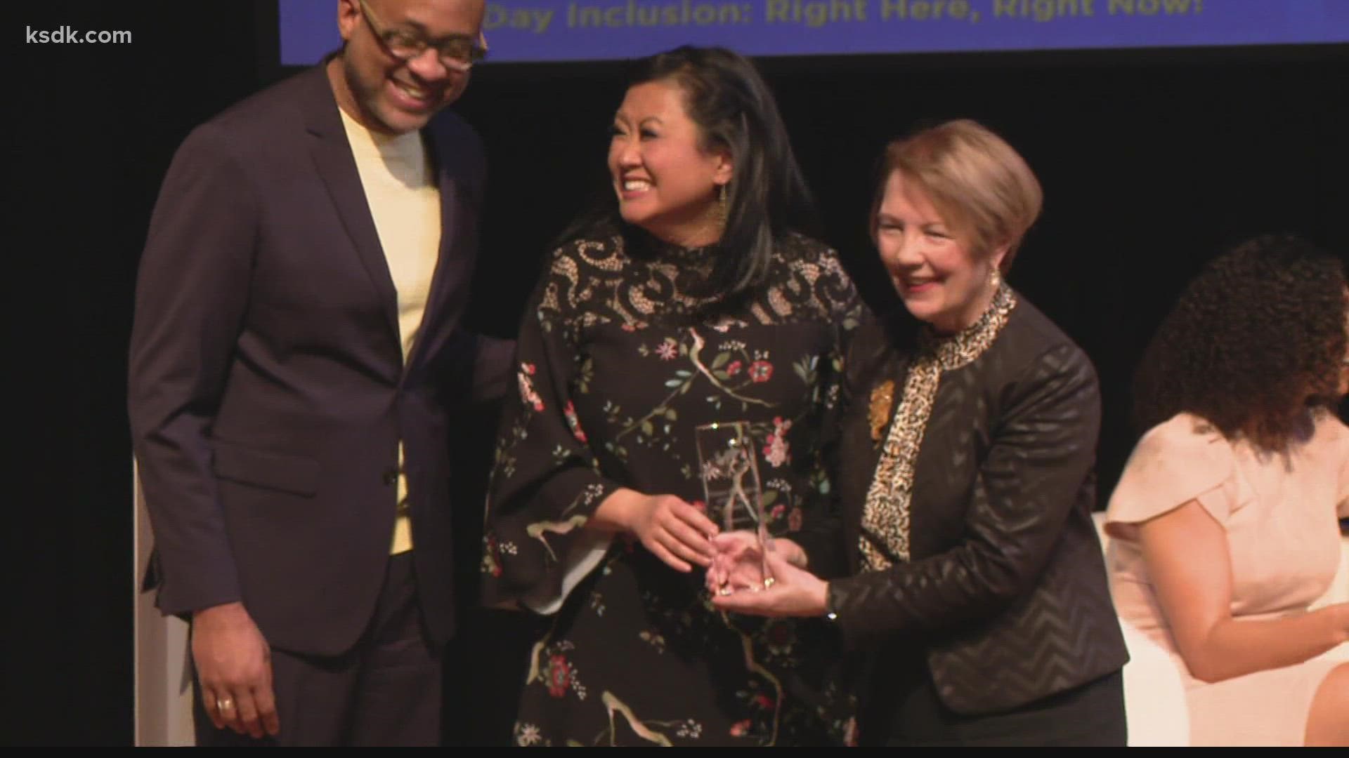 5 On Your Side anchor Michelle Li was honored by Webster University as a "game-changer" in diversity and inclusion.