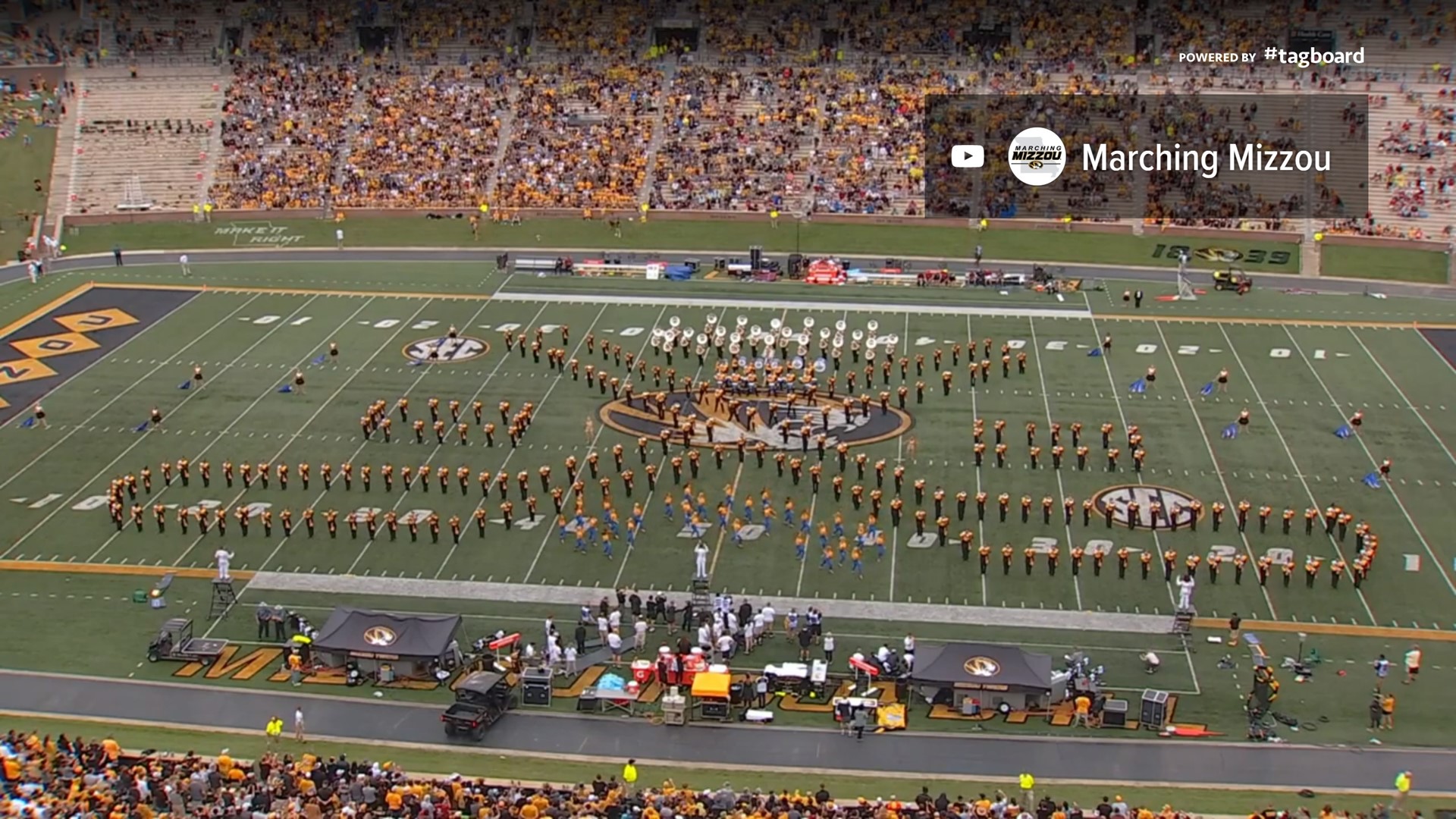 Photos Mizzou halftime tribute to Stanley Cup Champion St. Louis Blues