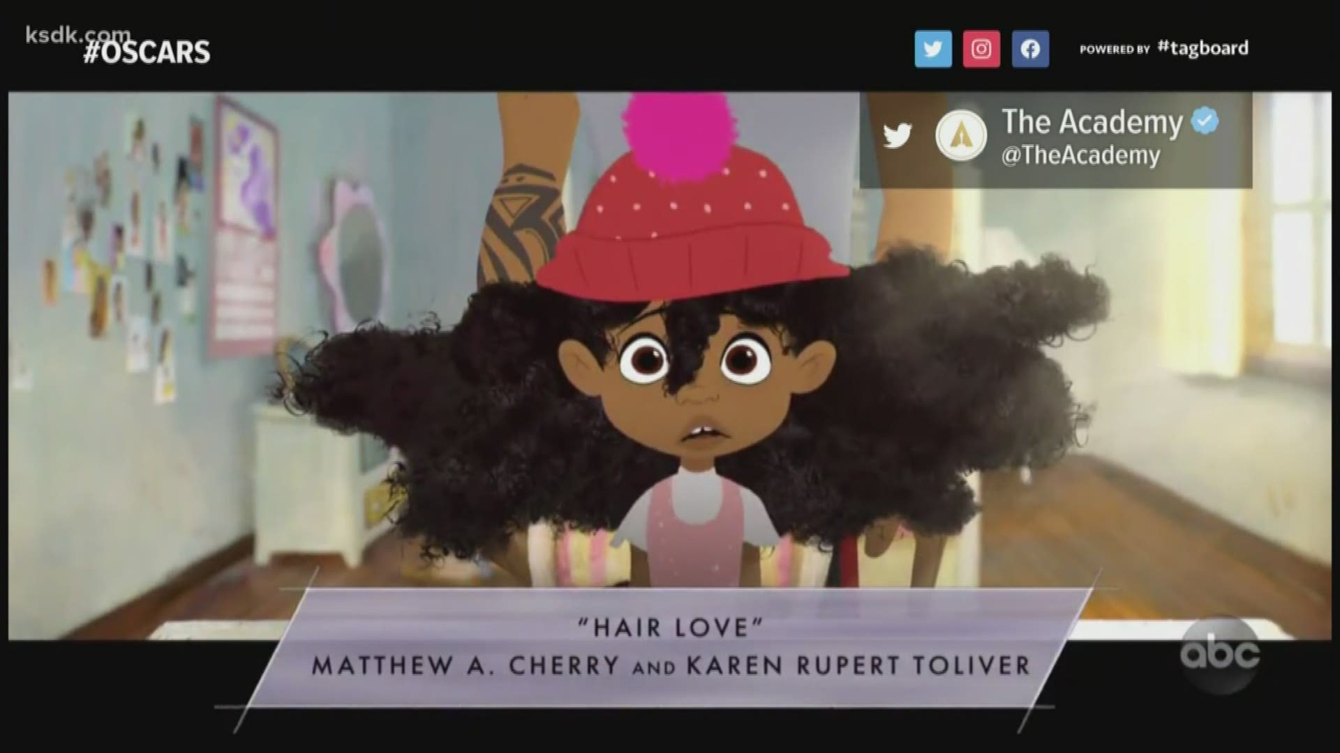 Short film with St. Louis ties 'Hair Love' wins Oscar 
