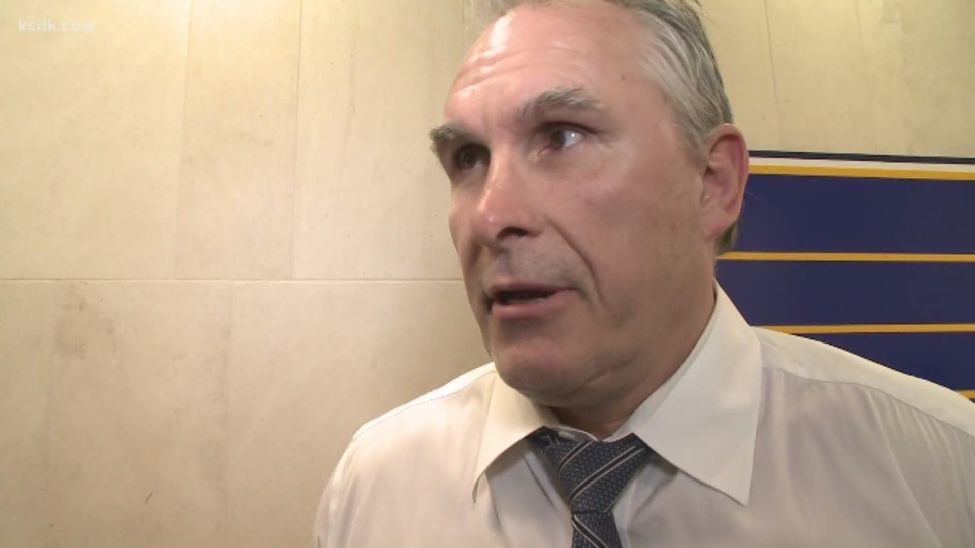 Blues Coach Craig Berube spoke with Frank Cusumano after advancing to the Stanley Cup Final!