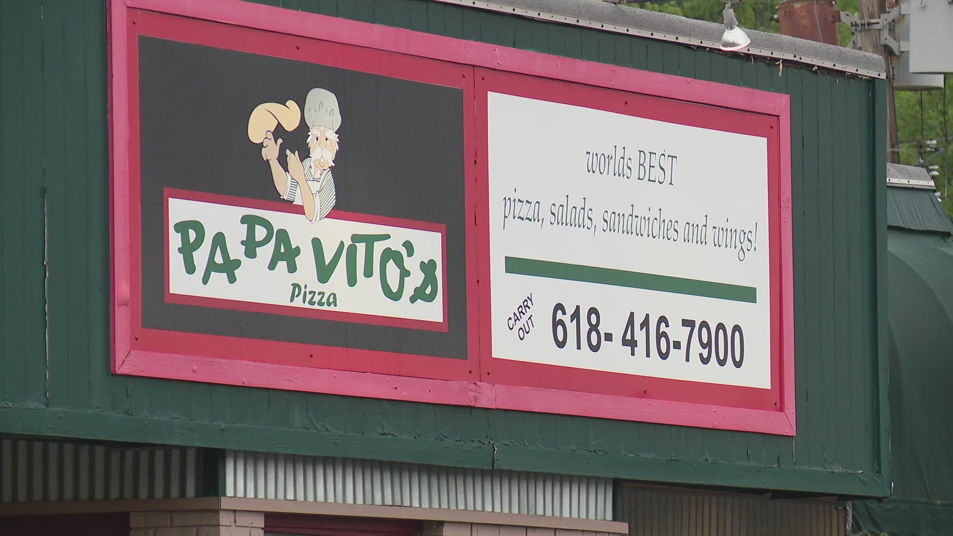 Papa Vito's Pizza offers some great pizza in Belleville. The building is allegedly haunted, too! The pizza shop's website says two spirits are frequent guests.