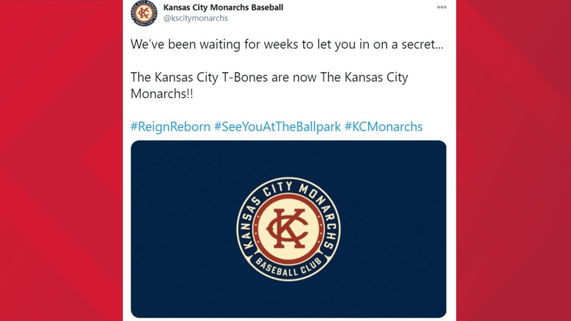 Kansas City independent-league team renamed Monarchs to honor Negro Leagues  team 