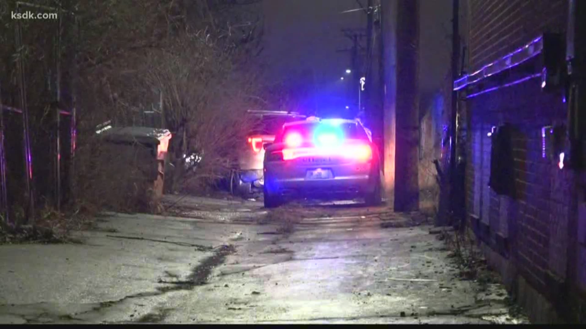 The chase ended after the stolen car was disabled in the Jeff-Vander-Lou neighborhood
