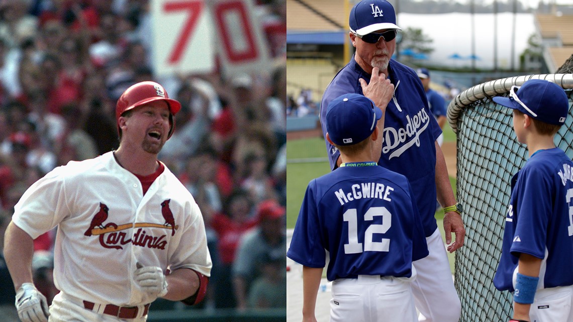 Mark McGwire's reaction when he found out his wife was pregnant