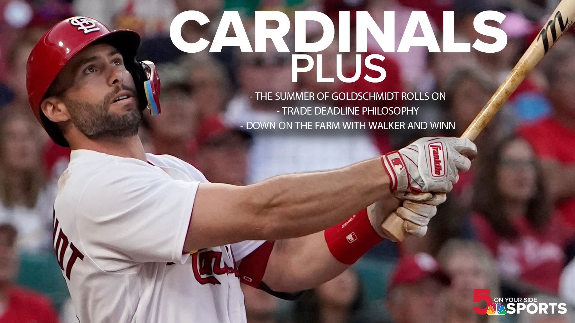 On this episode: Paul Goldschmidt is still the best in the NL, what should the Cards' trade deadline philosophy be, who's an All-Star and get to know Walker and Winn