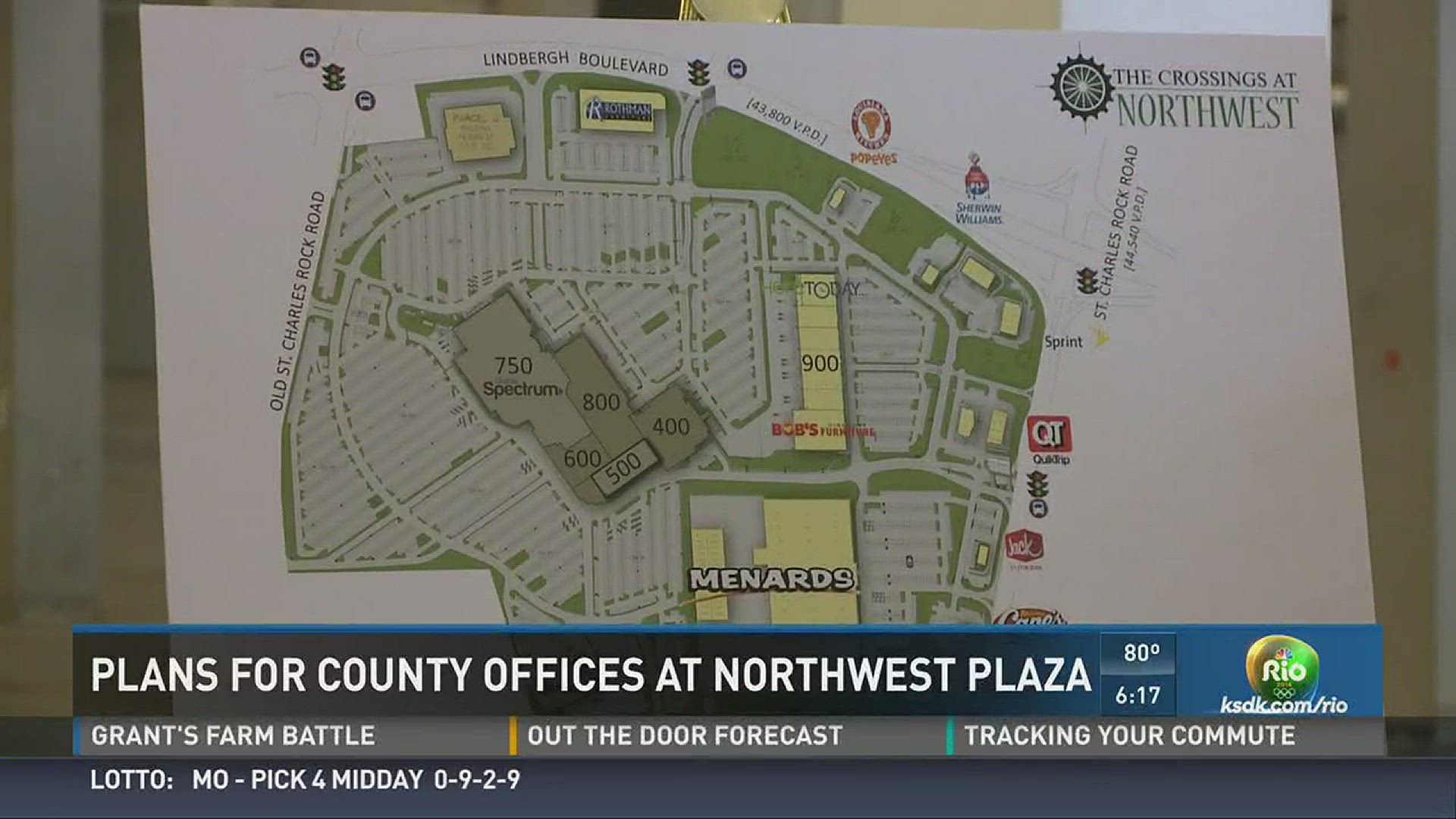 Plans for county offices at Northwest Plaza