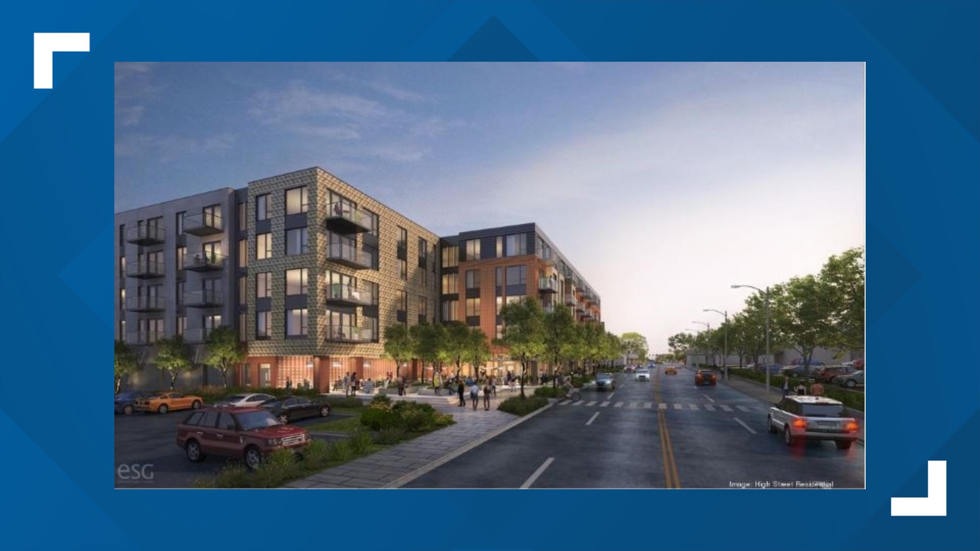 New apartment complex in downtown Kirkwood