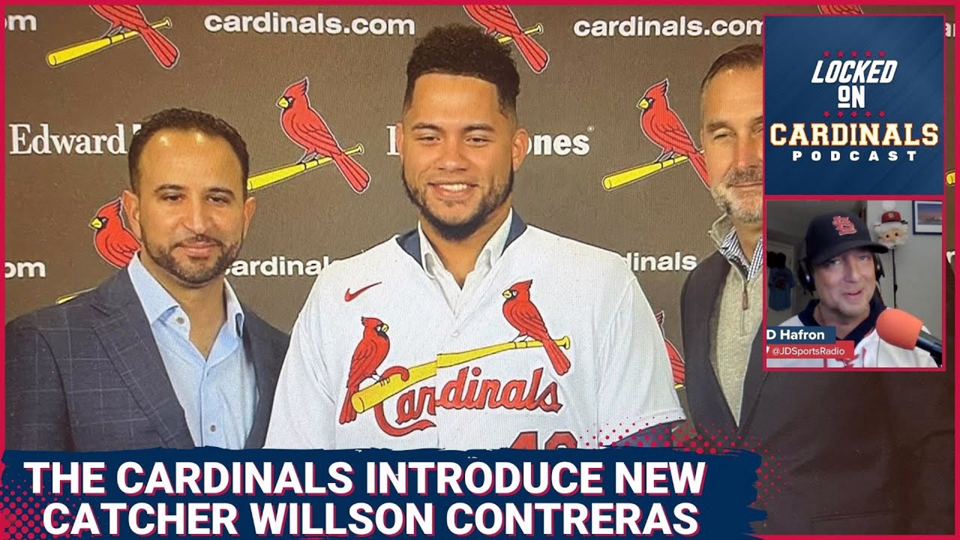 New St. Louis Cardinals catcher Willson Contreras was introduced. Once again he impresses with how much becoming a Cardinal means to him.