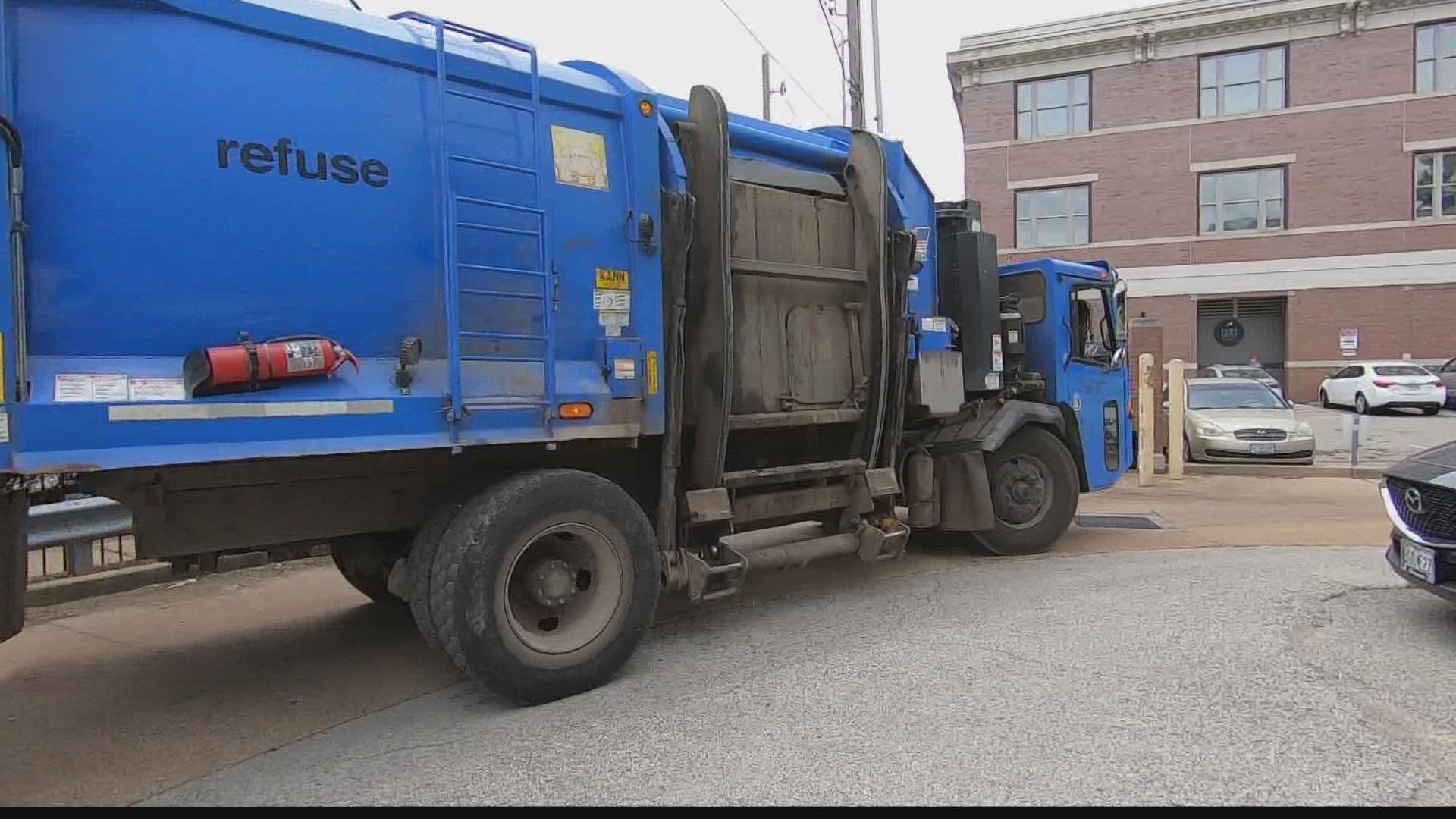 In the past few months, the trash and recycling were getting combined. We're told a big reason why the service had to stop, was a labor shortage.