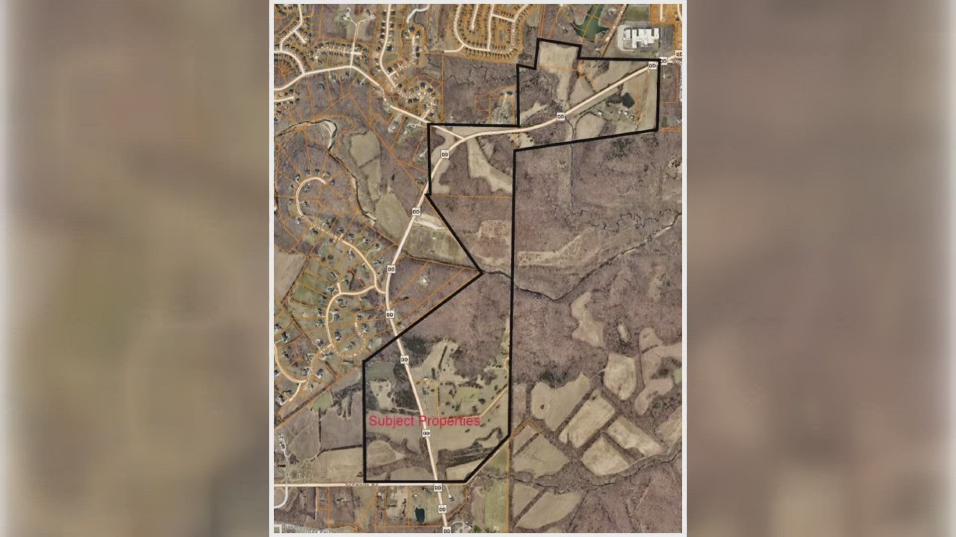 Some residents are concerned about a proposed housing development off Highway DD. The proposal could bring an additional 556 homes to only 356 acres of land.
