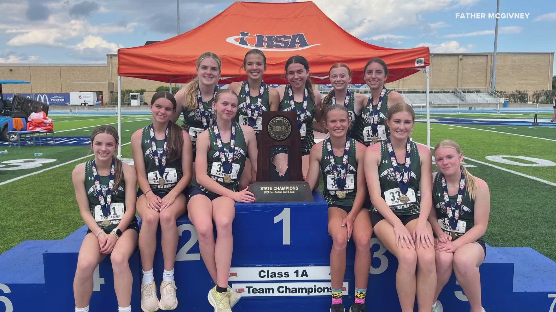 Father McGivney Catholic High School girls track wins 1st state title ...