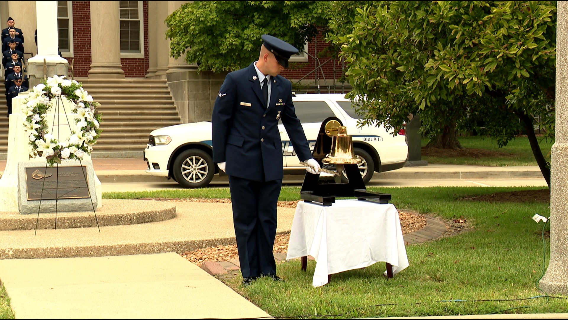 Solemn tributes and memorials unfolded across the country as we look back on the horror and legacy of 9/11. Scott Air Force Base held a 9/11 ceremony.