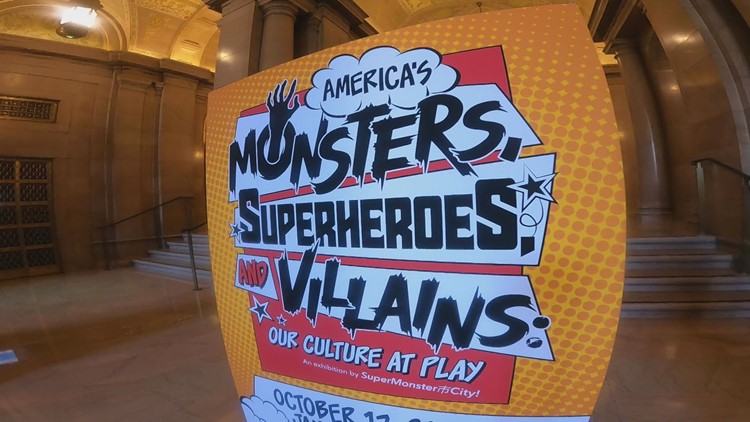 New exhibit shows how superheroes, villains help shape American culture