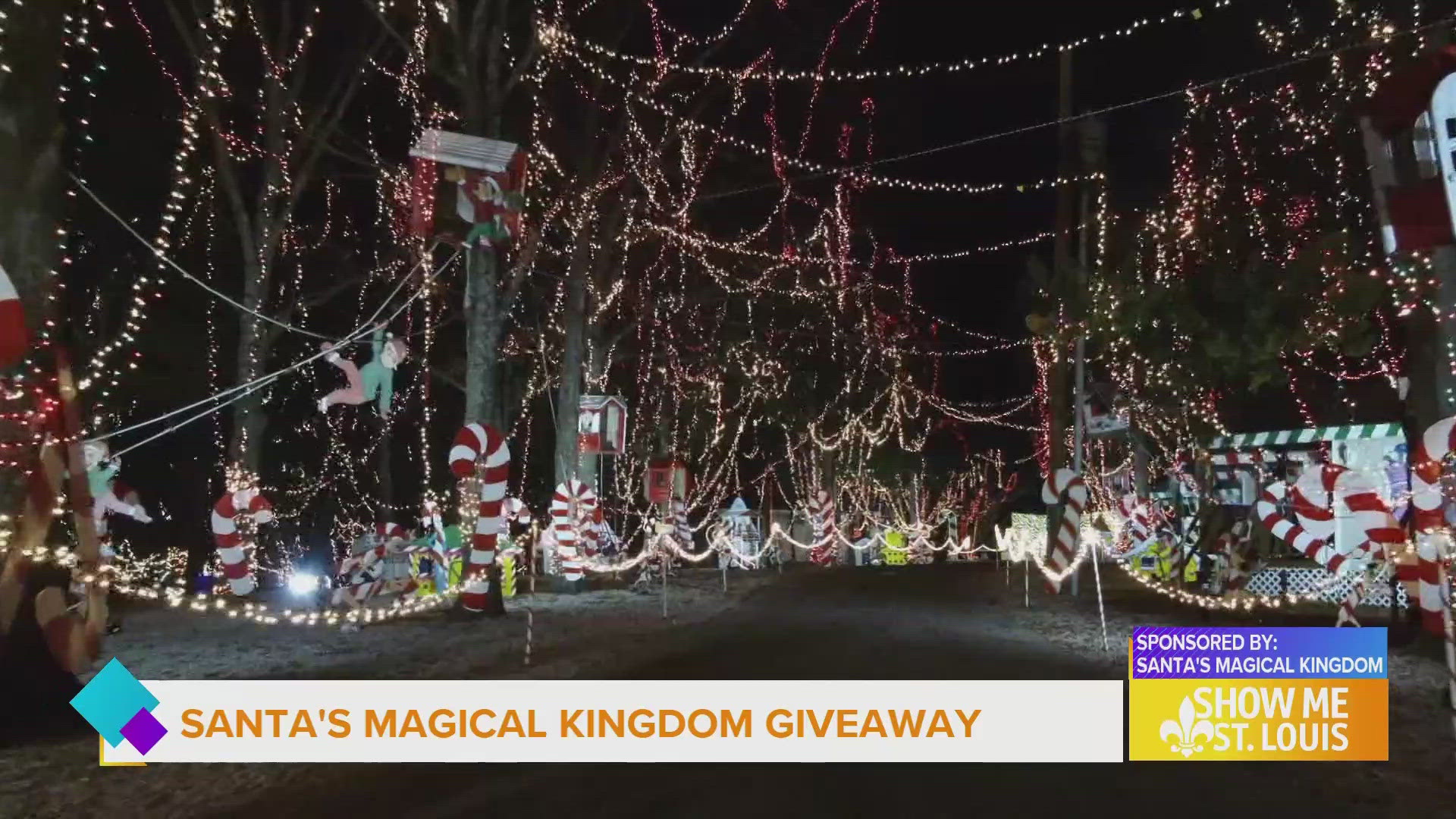 Eight (8) lucky winners will receive one carload pass good for Santa's Magical Kingdom.