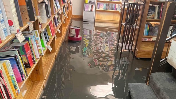 Volunteers help Left Bank Books recover after flooding
