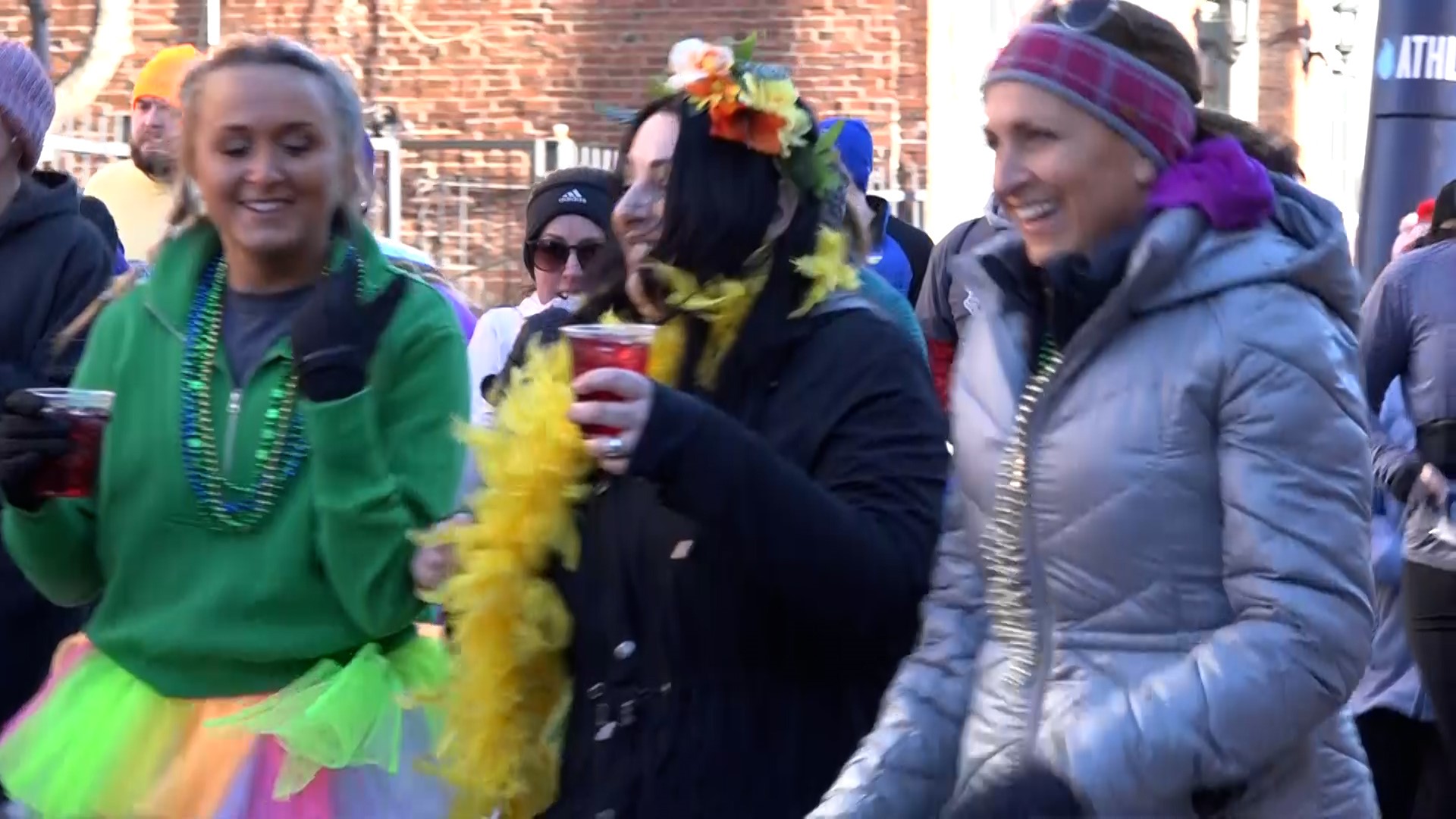 The neighborhood brought in people for the annual Run For Your Beads 5K and the Taste of Soulard.