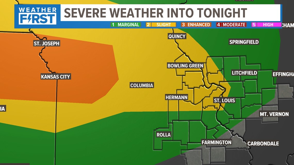Storm Alert: Strong to severe storms possible Wednesday evening and again Thursday evening in St. Louis - Vimarsana News