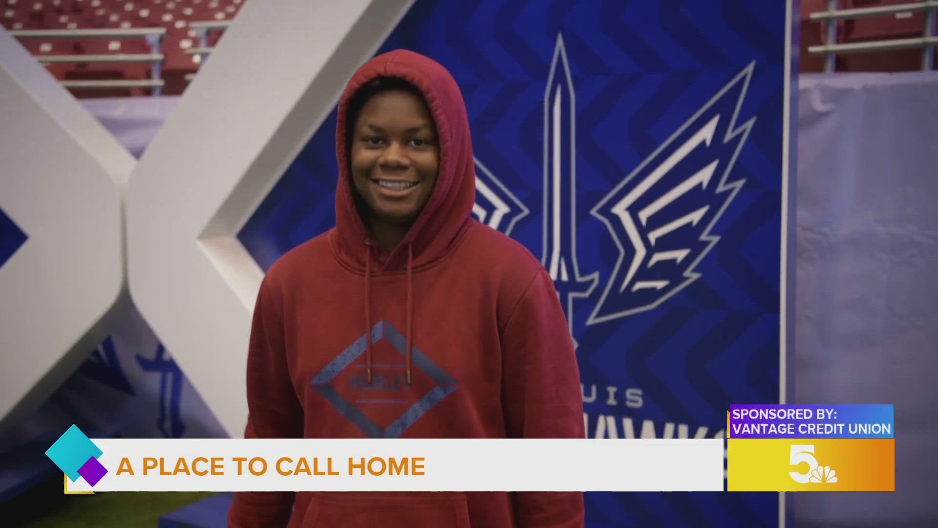 He's a football fan through and through.  In today's A Place to Call Home, 15-year-old Chance takes to the field with the St. Louis Battlehawks!