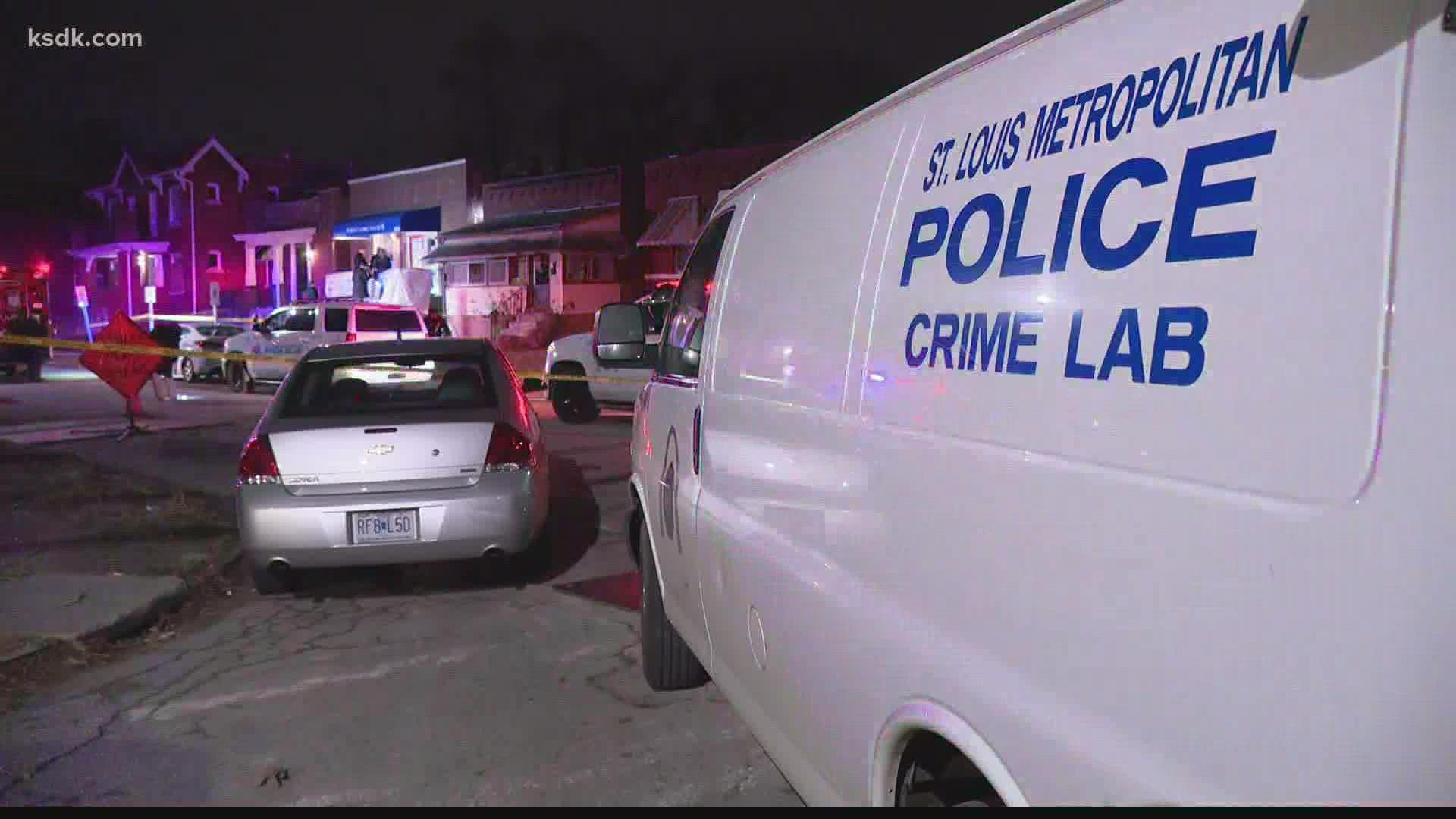 Homicide detectives are investigating after a woman was found dead on the front porch of a north St. Louis daycare.