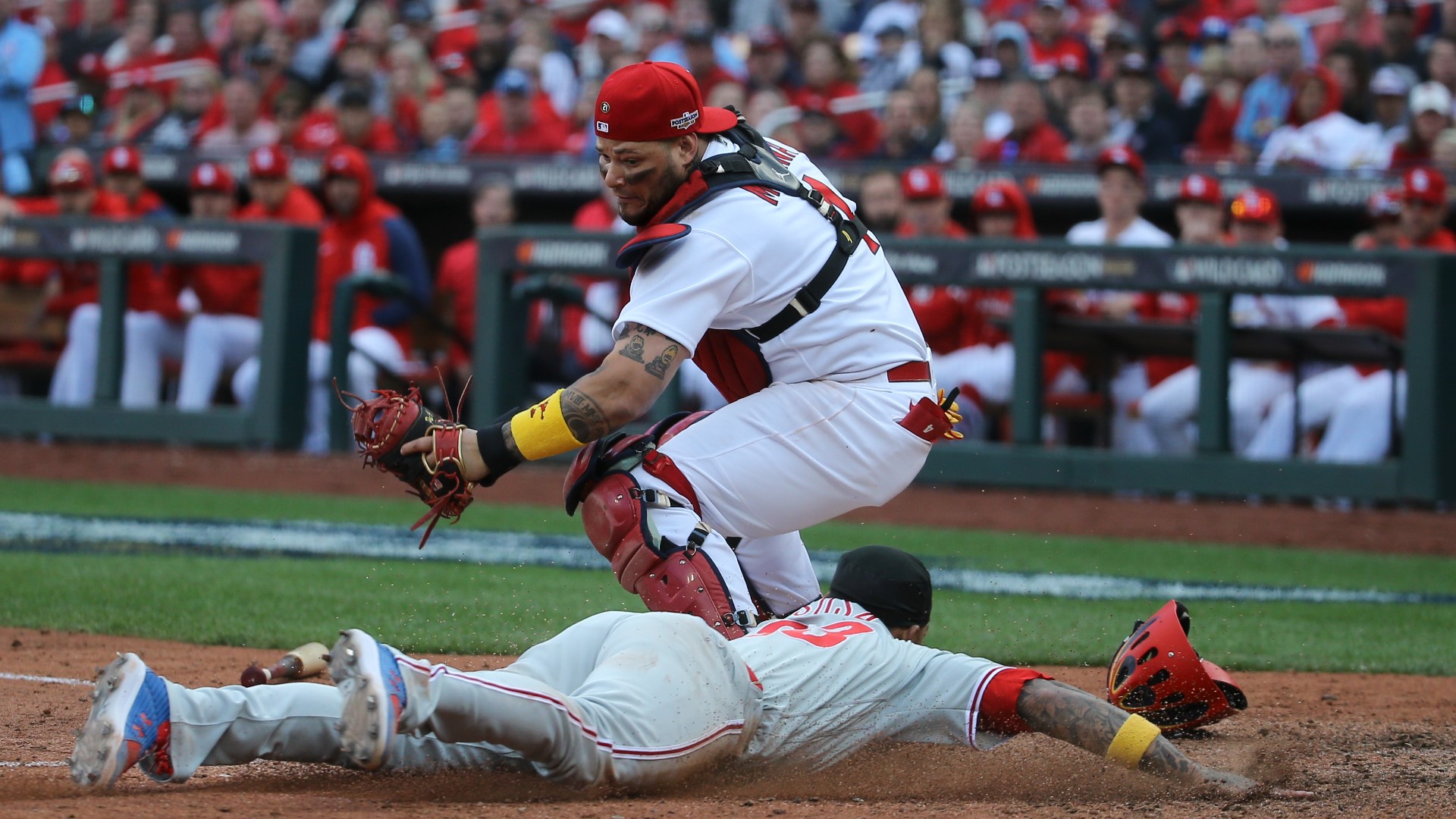 Wild Card Series Cardinals drop Game 1 at Busch Stadium