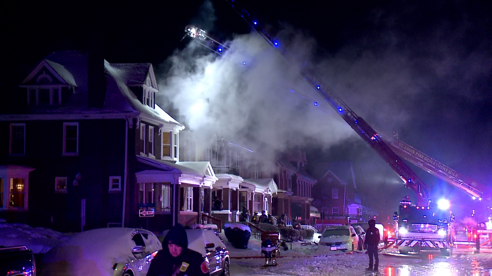 Person critically hurt after jumping from burning house in north St ...