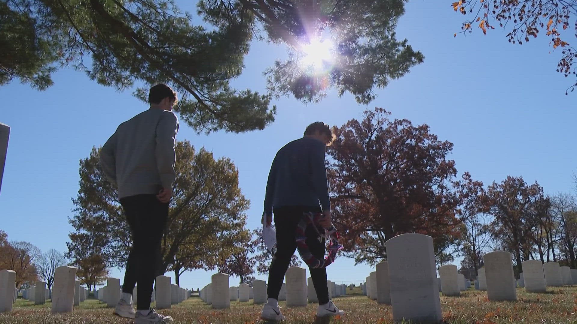 The Mehlville School District honored more than 150 relatives of district staff who are laid to rest at Jefferson Barracks National Cemetery.