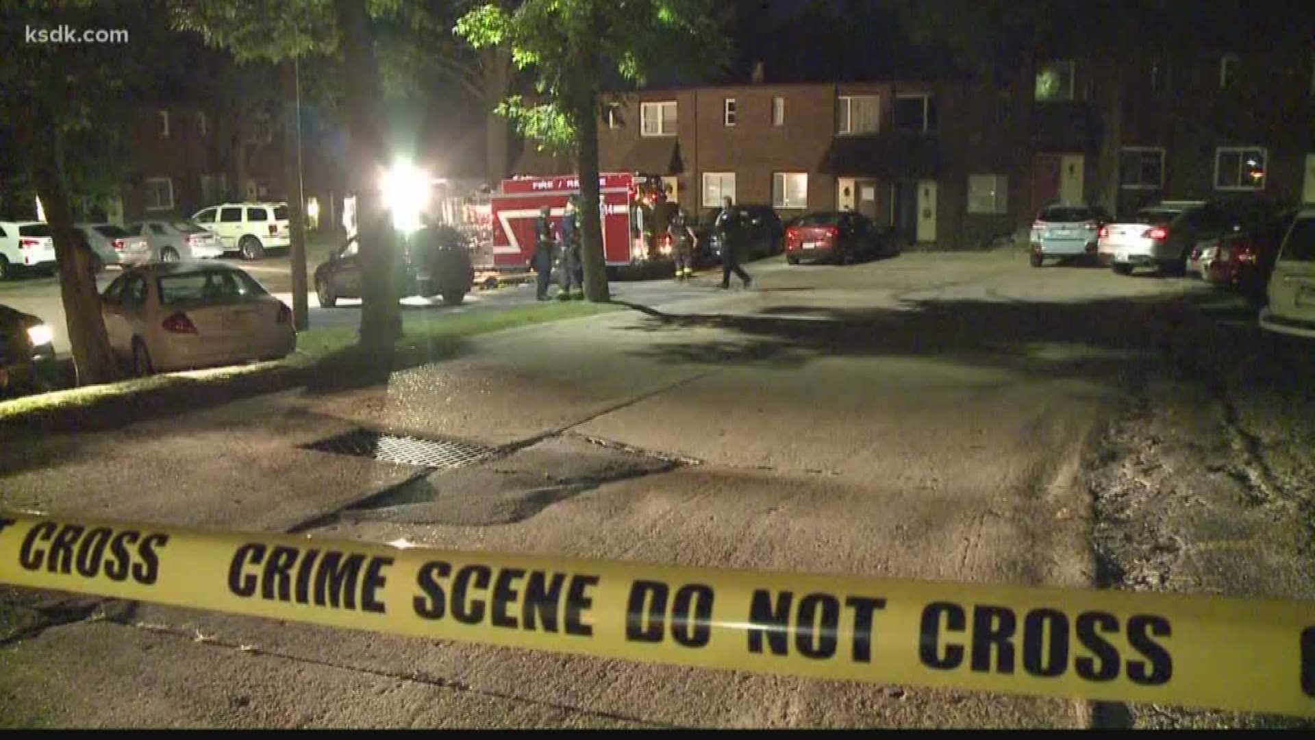 2 people taken to the hospital after apartment fire | ksdk.com