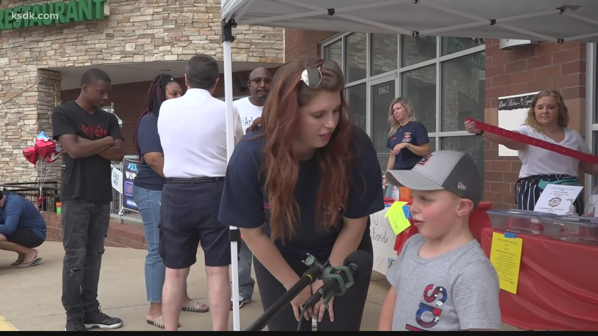 Cooper Wallweber is getting the honor after helping raise more than $6,000 for a volunteer firefighter hurt in a shooting at a St. John's Applebee's.